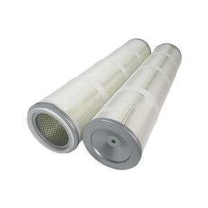 Spun Bonded Fabric Powder Dust Bộ lọc polyester công nghiệp Cài đặt tải dưới